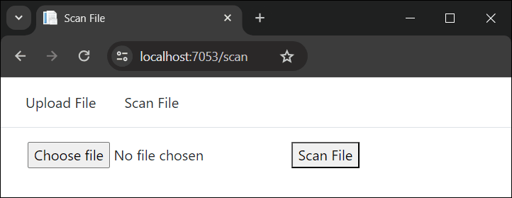 Scan file form